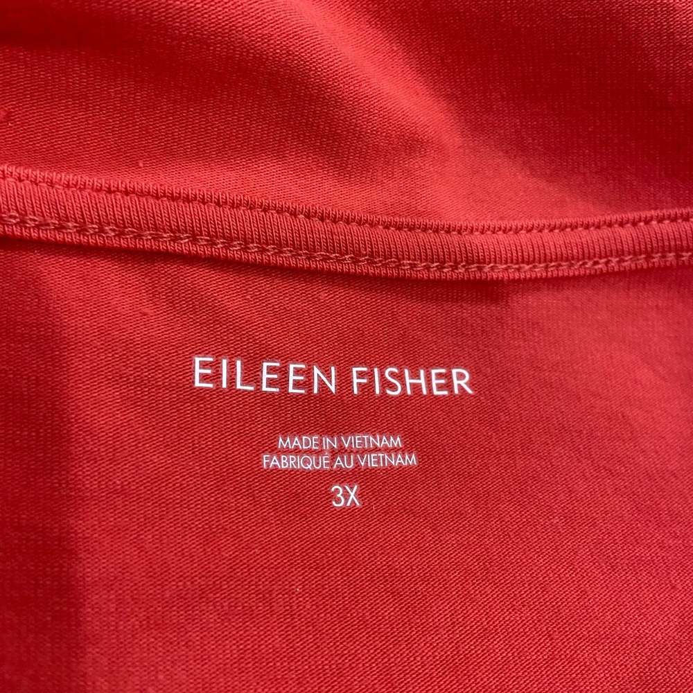 Eileen Fisher top, coral in color not really sure of the exact color! 3X - Picture 6 of 8